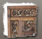 Small Malay Square Window Mirror Frame