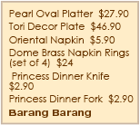 Glitzy Tableware Details