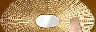 Gold Undara Mirror