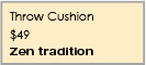 Red and Gold Cushion Details