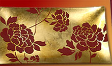Gold Glass Plate