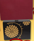 Black and Red Table Lamp