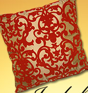 Red and Gold Cushion