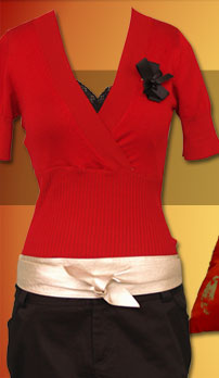 Knitted Top and Pencil Skirt