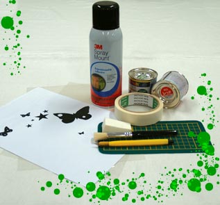 Home Decor and Handicraft: Wall Stenciling Materials