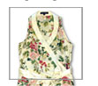 Floral Top with Pleated Skirt