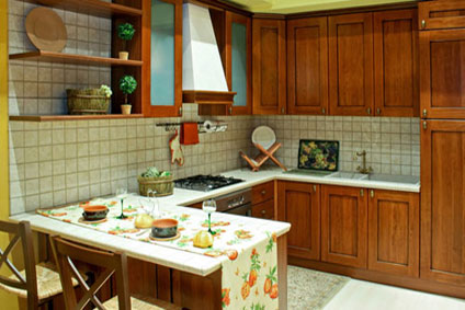 Country Kitchen Brown