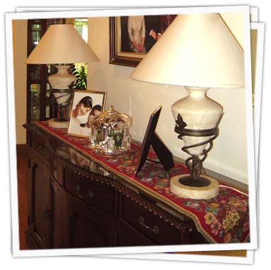 Traditional Chinese Shelf with a Personal Touch